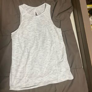 Lululemon grey and white tank